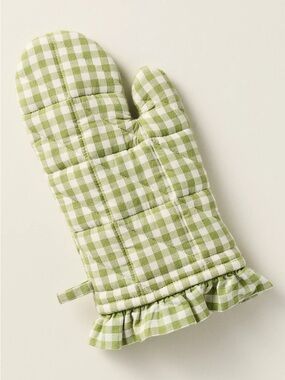 NWOT Anthropologie Brynn Gingham Oven Mitt